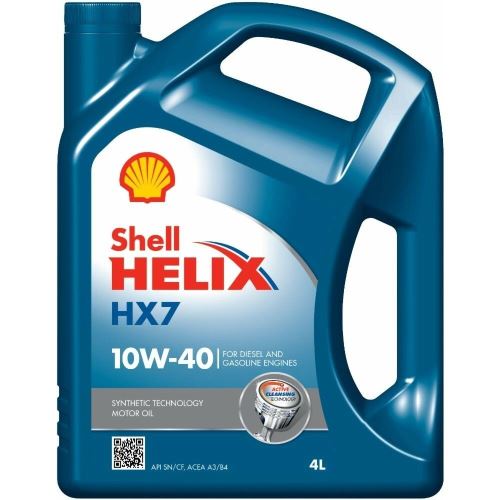 Motorový olej HX7 10W-40 4L SHELL