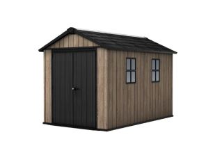 Zahradní domek Keter Apex 7,5 x 11 Ashwood, s podlahou (1)
