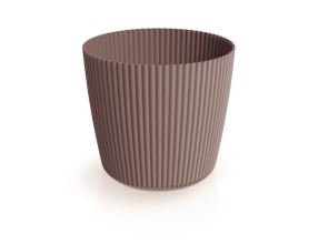 Květináč Prosperplast MILLY ROUND marsala 23,6 cm