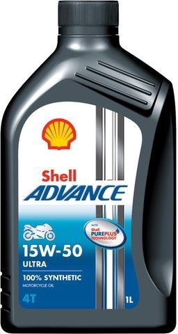 Motorový olej SHELL Advance Ultra 4T 15W-50 1L