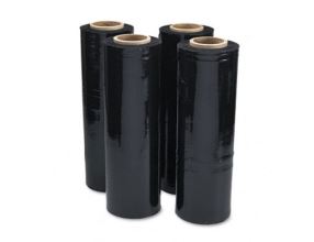 Fixační fólie stretch š. 500mm, tl.23my, 2kg, černá, dutinka 240g