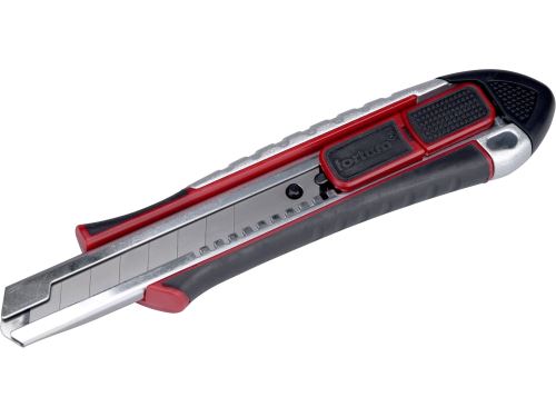 Odlamovací nůž FORTUM nůž ulamovací s výztuhou, 18mm, Auto-lock, 4780022
