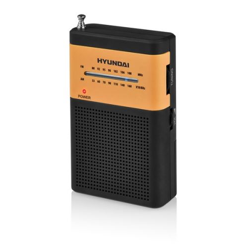 Rádiopřijímač HYUNDAI Radiopřijímač Hyundai PPR 310 BO, černý/oranžový