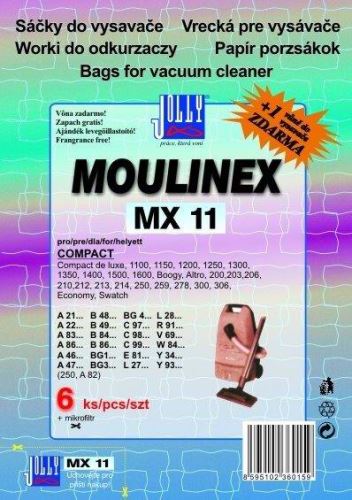 Příslušenství - sáček JOLLY Filtr do vysavače MX 11 pro MOULINEX ( 6