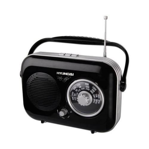 Rádiopřijímač HYUNDAI Radiopřijímač Hyundai PR 100 Retro, černá