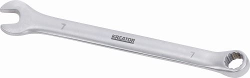 Očkoplochý klíč KREATOR KRT501202 - Oboustranný klíč očko/otevřený 7 - 110mm