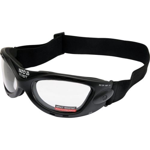 Pracovní brýle YATO Ochranné brýle s páskem typ 2876, YT-7377