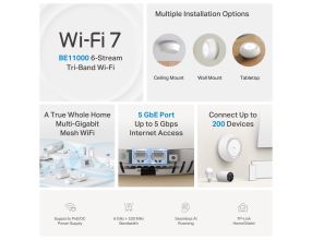 WiFi router TP-Link Deco BE65-PoE(3-pack) BE9300, WiFi 7, 4x 2.5GLAN, USB, 2,4/5/6GHz (4)