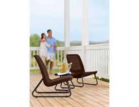 Zahradní nábytek Keter Rio Patio set whiskey hnědý (1)