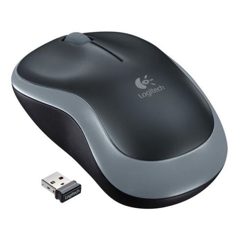 Myš bezdrátová LOGITECH Wireless M185 - stříbrná