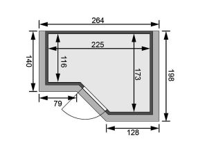 finská sauna KARIBU SAHIB 2 (75889) LG3991 (3)
