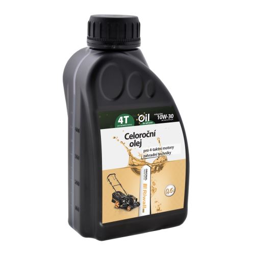 Motorový olej Riwall PRO celoroční, 4-taktní motory, 0.6l, SAE10W-30