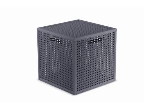 Box Curver Kaya kostka s víkem šedý