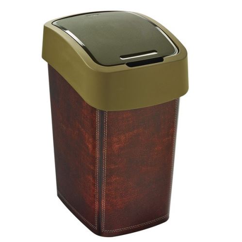 Odpadkový koš CURVER Odpadkový koš Flipbin Leather 25 l