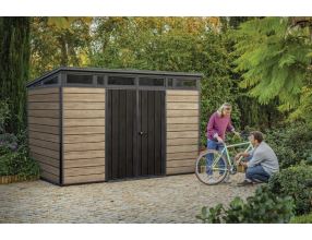 Zahradní domek Keter PENT Signature 11x7 Ashwood, s podlahou (3)