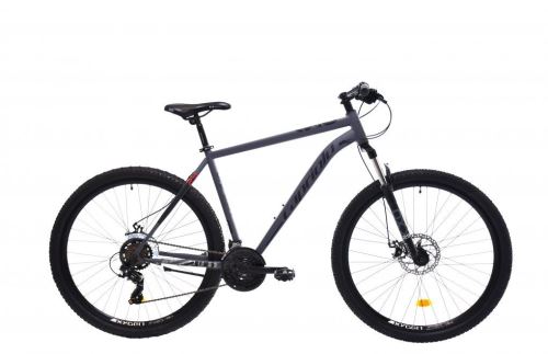 Horské jízdní kolo Capriolo OXYGEN 29"/21HT grey black red černé
