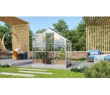 Skleník ze skla Vitavia VENUS 2500 čiré sklo 3 mm stříbrný