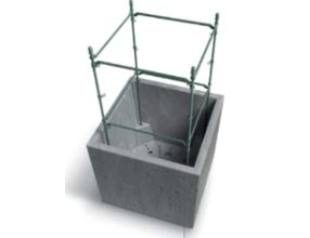 Květináč Prosperplast SIERRA CASE beton effect 57,7 cm šedý (4)