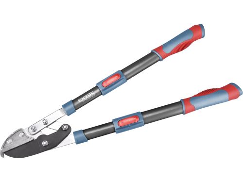 Dvouruční nůžky EXTOL PREMIUM nůžky na větve teleskopické převodové kovadlinkové, 670-940mm, HCS, 8873316