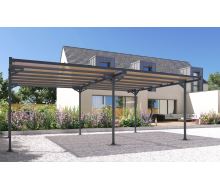 kovový přístřešek / carport TRIGANO JARDIN MISTRAL DOUBLE