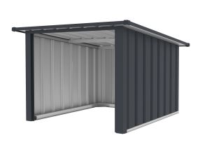 Garáž pro robotickou sekačku G21 88x62x98 cm, antracitová (2)