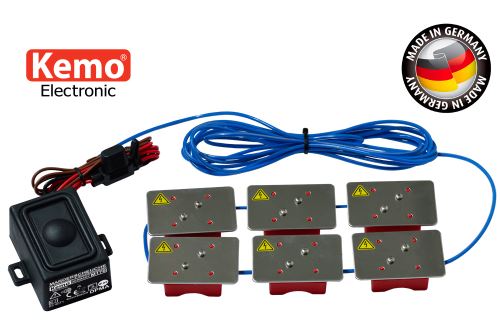 Odpuzovač - plašič Kemo-Electronic GmbH Voděodolný modul ochrany proti kunám pro motorová vozidla KEMO M176