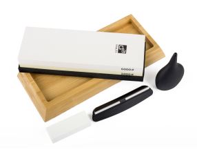 Sada nožů G21 Gourmet Damascus v bambusovém bloku 4 ks + brusný kámen (3)