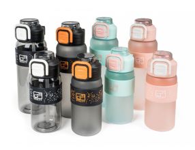 Láhev G21 na pití, 1000 ml 2v1, růžová zmrzlá (9)