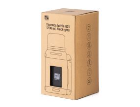 Termoska G21 nerezová 1200 ml, černo-šedá (13)