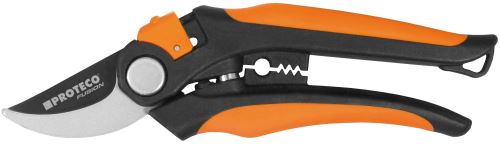 Jednoruční nůžky PROTECO nůžky zahradnické 205mm půlkulaté Fusion, 10.30-10-02