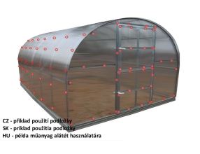 podložka pro uchycení polykarbonátu LG3222 (2)
