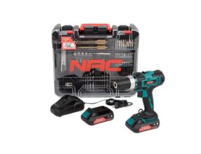 Aku vrtačka NAC CDB2-40-S-LI-20V 2x2Ah + příslušenství 126 dílů