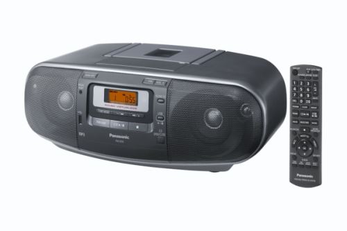 Rádio s CD PANASONIC RX-D55AEG-K, s CD/MP3