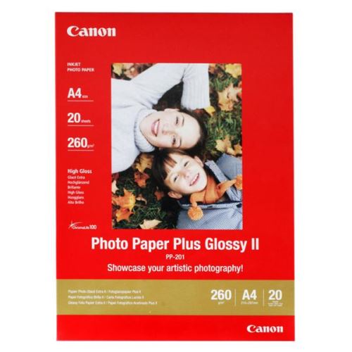 Fotopapír CANON Papíry do tiskárny Canon PP201 A4, 260g, 20 listů