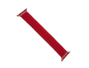 Řemínek FIXED Nylon Strap elastický nylonový pro Apple Watch 42/44mm, velikost L, červený