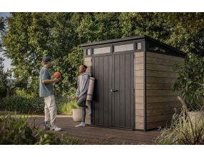 Zahradní domek Keter PENT Signature 7x7 Ashwood, s podlahou (5)