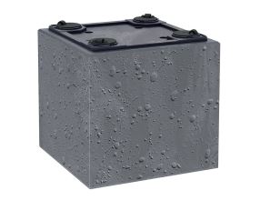 Květináč Prosperplast SIERRA CASE beton effect 57,7 cm šedý (2)
