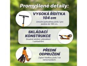 Koloběžka Acra Joy Stinger skládací (5)