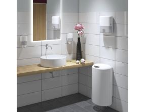 Zásobník Tork Elevation Twin-Box T6 na kompaktní toaletní papír, bílý (7)
