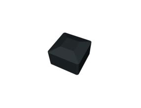 Záslepka pro instalační profil 40x40 mm, černá