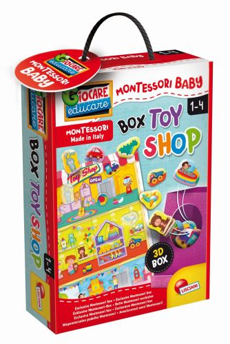 Hračka Liscianigioch Montessori Baby Box Toy Shop - Vkládačka hračky