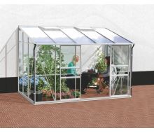 Skleník ke zdi Vitavia IDA 6500 PC 6 mm stříbrný