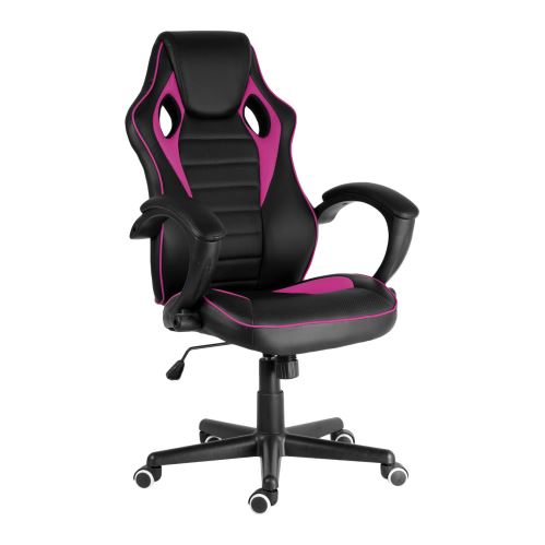 Herní židle SebiX NSX15 černo-růžová
