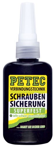Tmel PETEC Verbindungstechnik GmbH Přípravek pro fixaci šroubů - super pevnost - PETEC Schraubensicherung Superfest 50 g