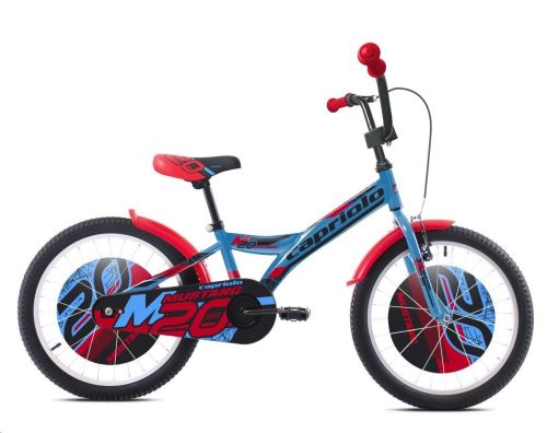 Dětské jízdní kolo Capriolo MUSTANG 20 červeno-modro-černé (2021)