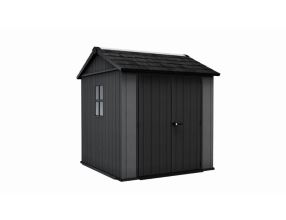 Zahradní domek Keter Newton Plus wide 7x7,5 šedý, s podlahou (1)