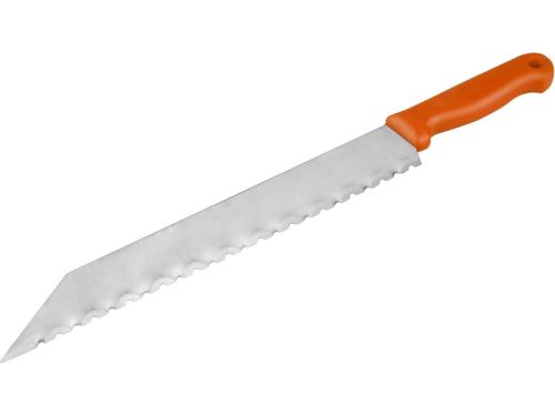 Pracovní nůž EXTOL PREMIUM nůž na stavební izolační hmoty nerez, 480/340mm, celková délka 480mm, délka čepele 340mm, šířka čepele 1,5mm, plastová rukojeť, 8855150