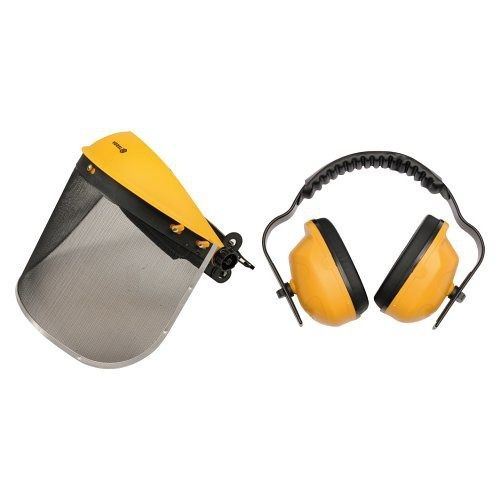 Helma s odnímatelným štítem + chrániče sluchu TOYA