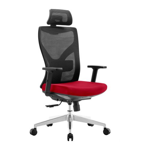 Kancelářská židle SebiX MARX černo-červená