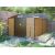 Kovový zahradní domek G21 GAH 884, 277 x 319 cm, hnědý, 63900567